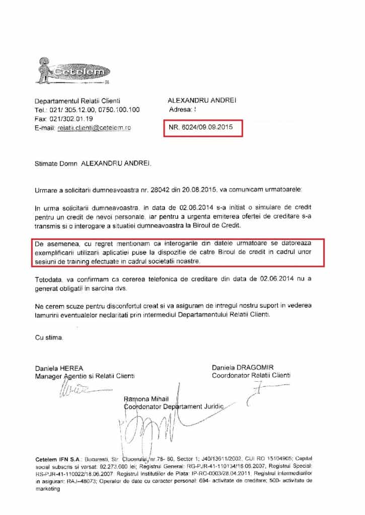 Cetelem Abuzuri