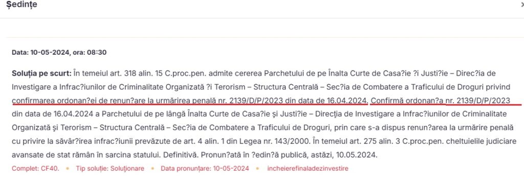 trafic de droguri