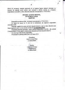 executare silita suspendata