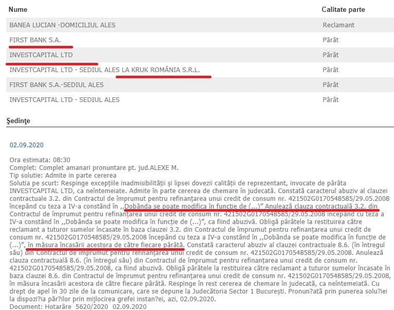 Clauze Abuzive Investcapital