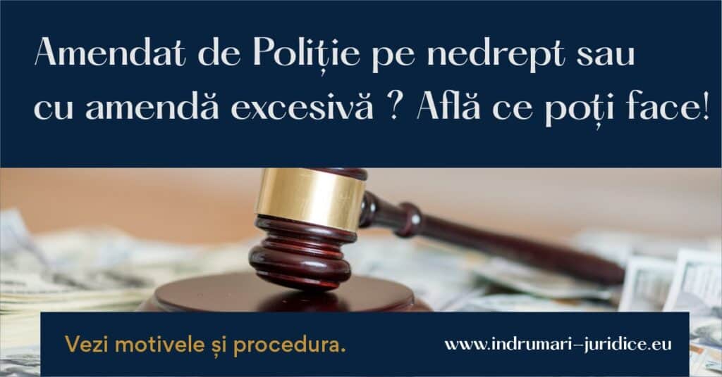 Contestatie Amenda Contraventionala