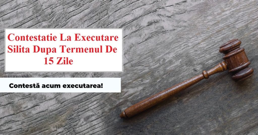 Contestatia la executare