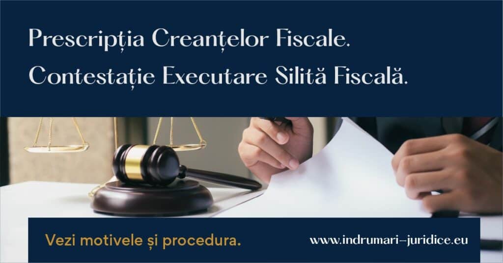 Prescriptia Creantelor Fiscale