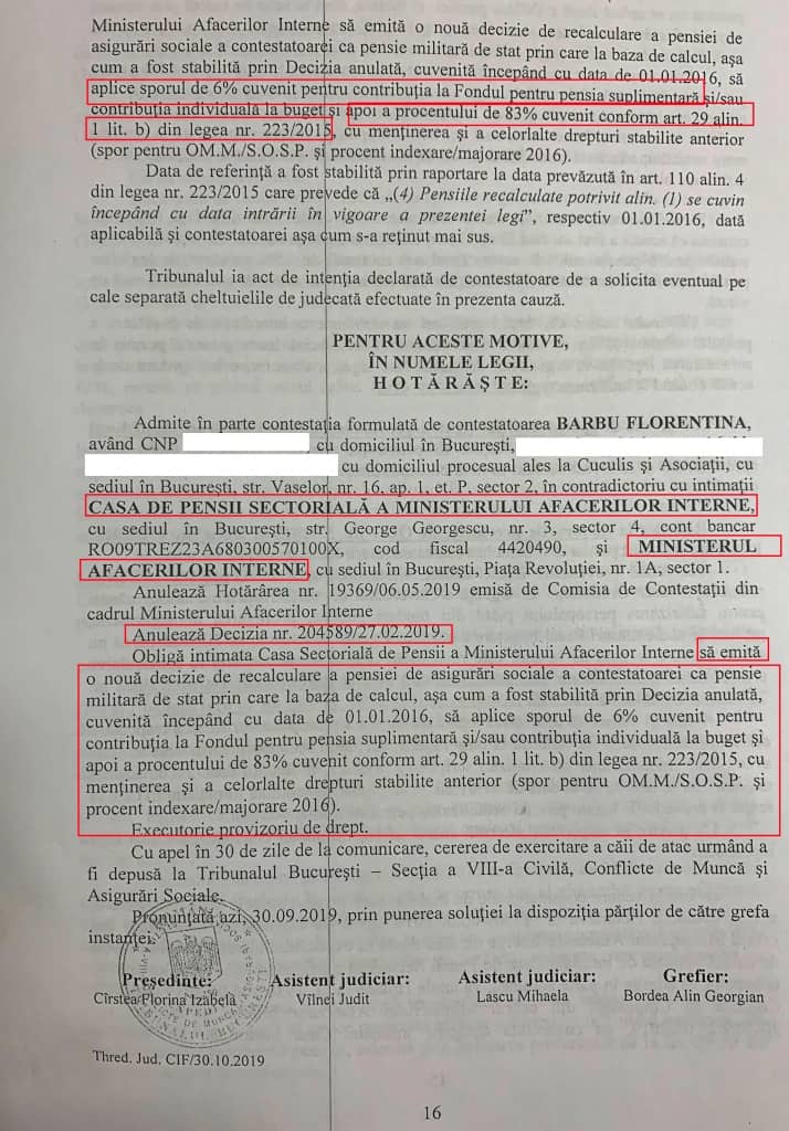Pensia Militara