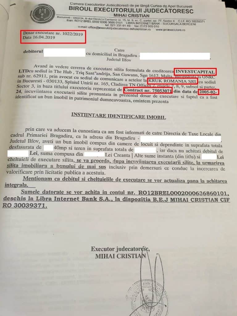 Incuviintarea Executarii