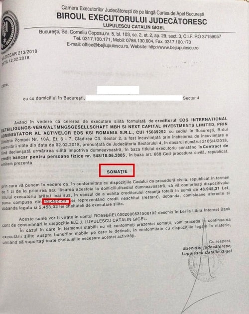 Contestatie La Executare Silita