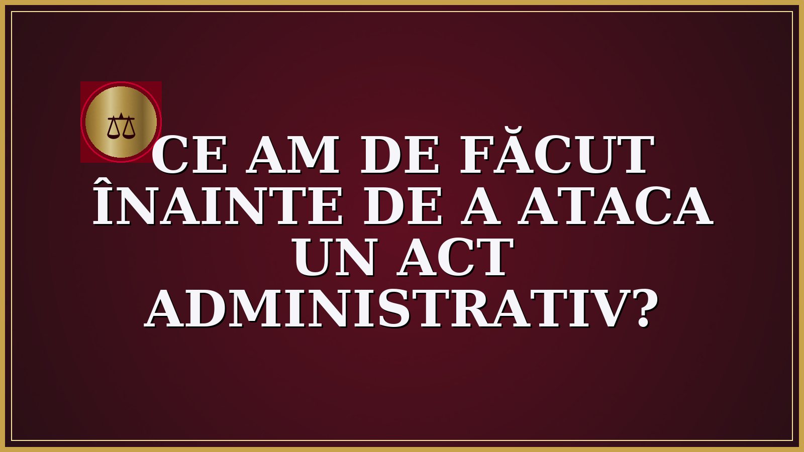 Plângerea Prealabilă In Contenciosul Administrativ