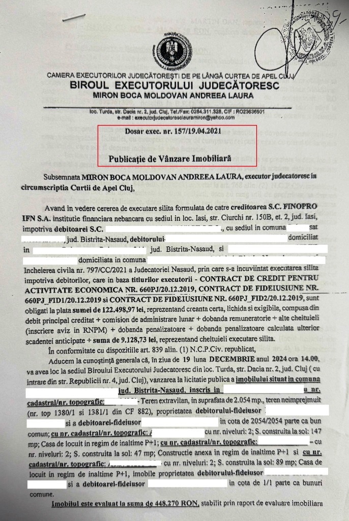 anularea publicatiei de vanzare