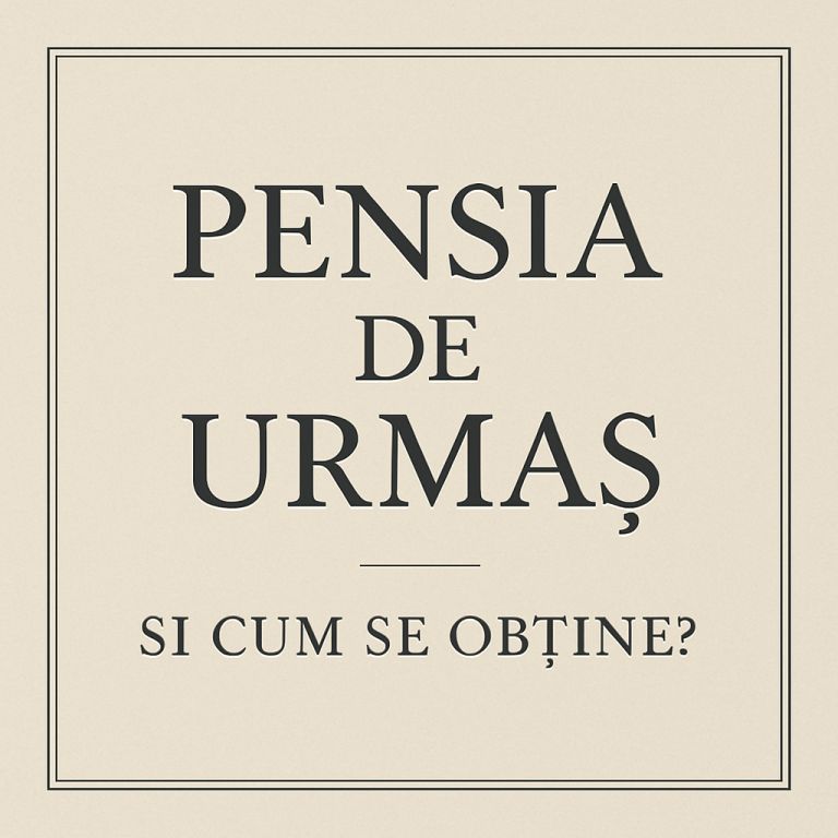 Pensia De Urmas Si Cum Se Obtine