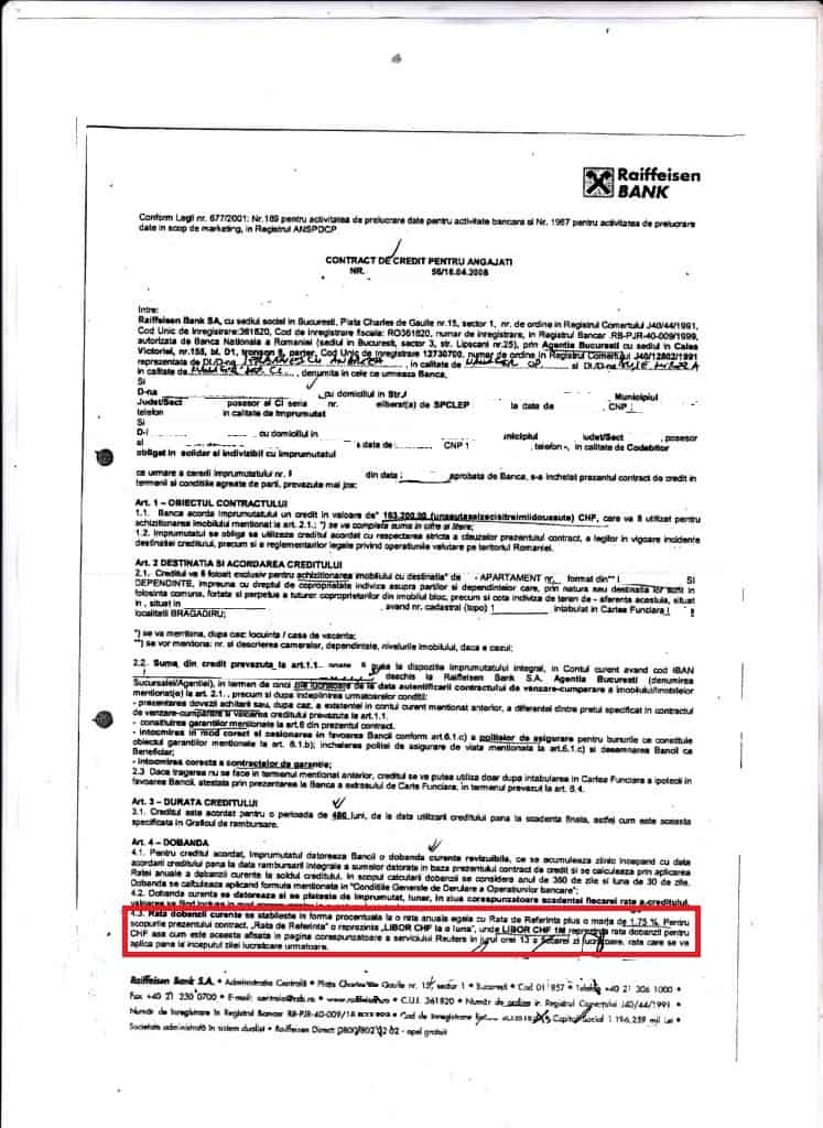 Documentul De Care Se Pot Folosi Toti Cei Care Sunt In Procese Cu Bancile -Dobanda De Referinta – Raiffeisen Bank Stia De Marja In 2008 – Avocat Cuculis
