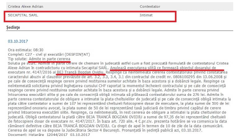 Secapital Infrant In Instanta