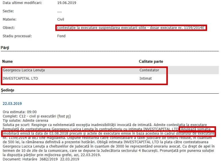 Pasivitatea Creditorului Anuleaza Executarea