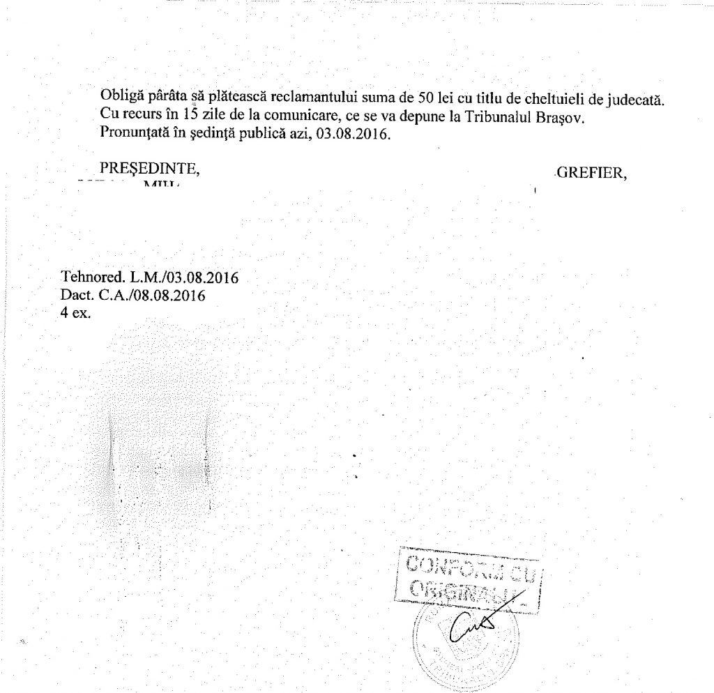 Timbru de mediu sentinta castigata avocat Cuculis