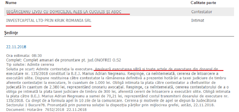 acte executare anulate avocat cuculis