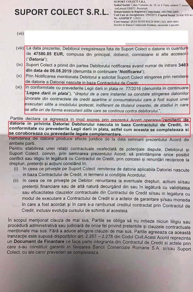Stergerea Datoriei Reziduale
