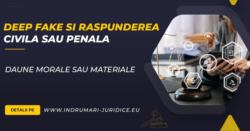 Deepfake Si Raspunderea Civila Sau Penala