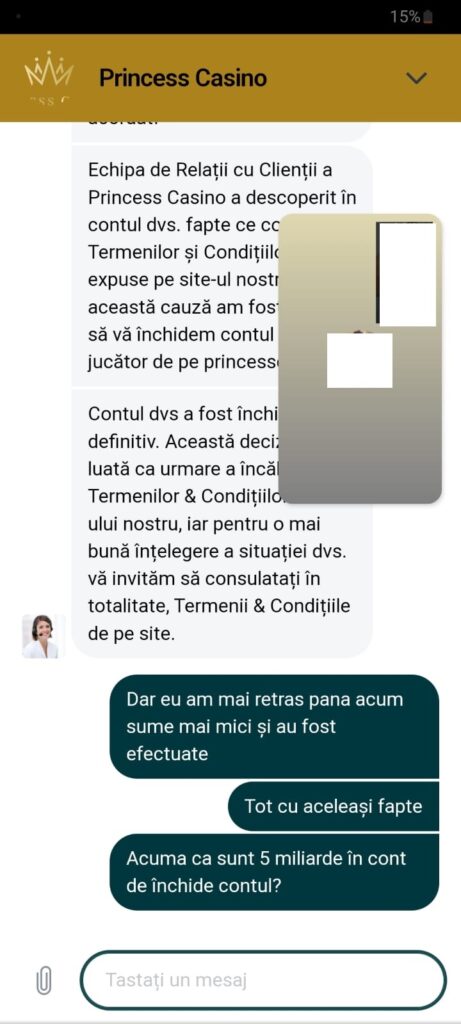 Proces Princess Casino