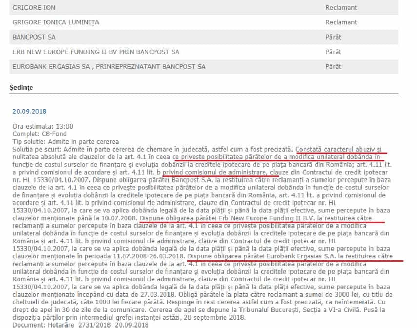 Eurobank Ergasias SA Clauze Abuzive Eurobank Ergasias SA Clauze Abuzive