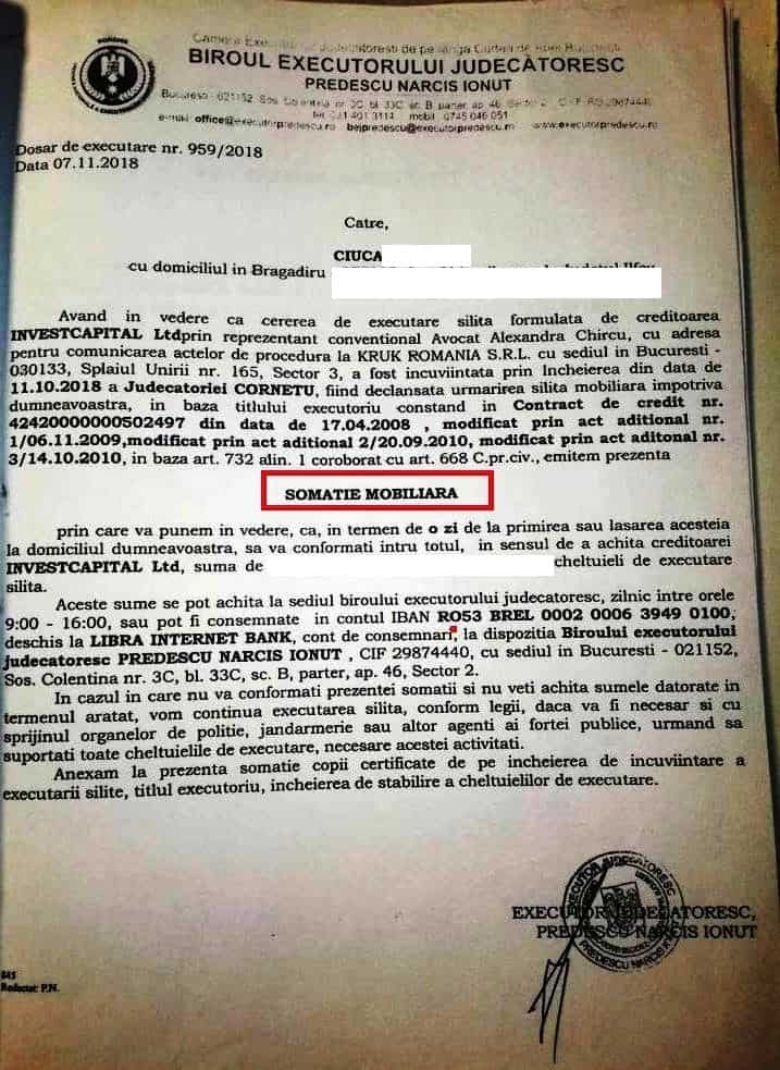 Debitor Executat Silit