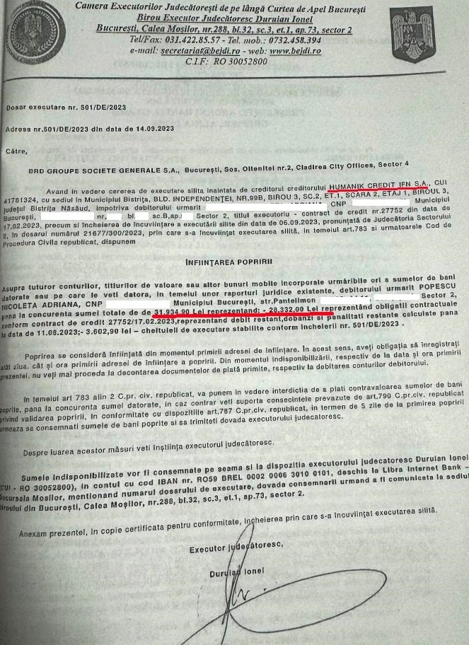 Executat Silit De Humanik Credit Ifn