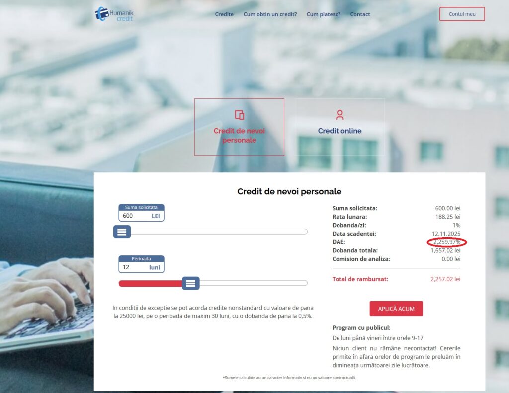 Executat Silit De Humanik Credit incalca legea 243/2024
