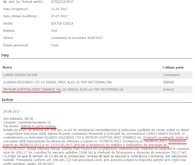 Executat De Intrum Debt Justitia Executat De Intrum Debt Justitia