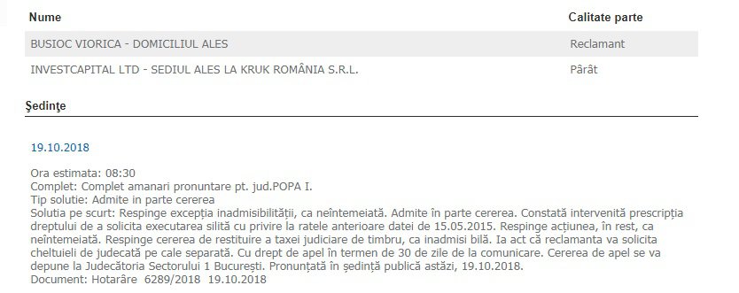 Executat Silit De Recuperatorul Invest Capital LTD