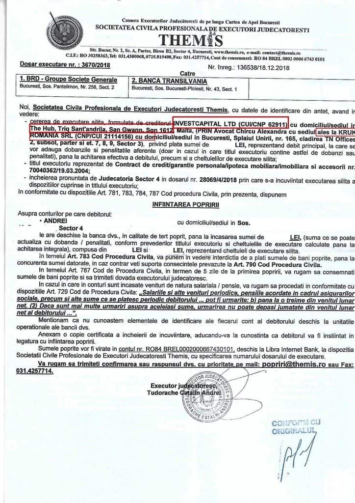 Pus Poprire Pe Cont
