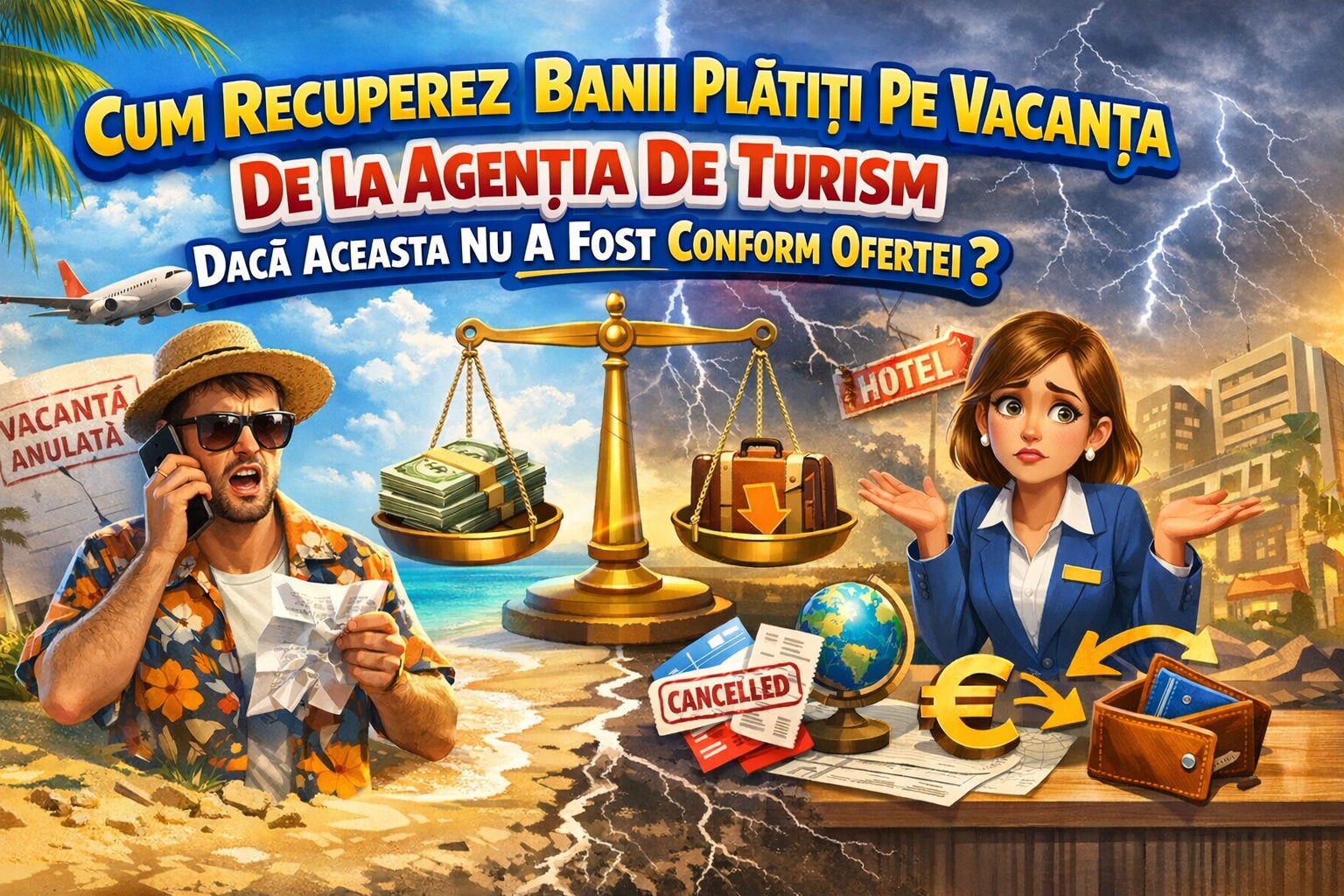 Cum Recuperez Banii Platiti Pe Vacanta De La Agentia De Turism Daca Aceasta Nu A Fost Conform Ofertei