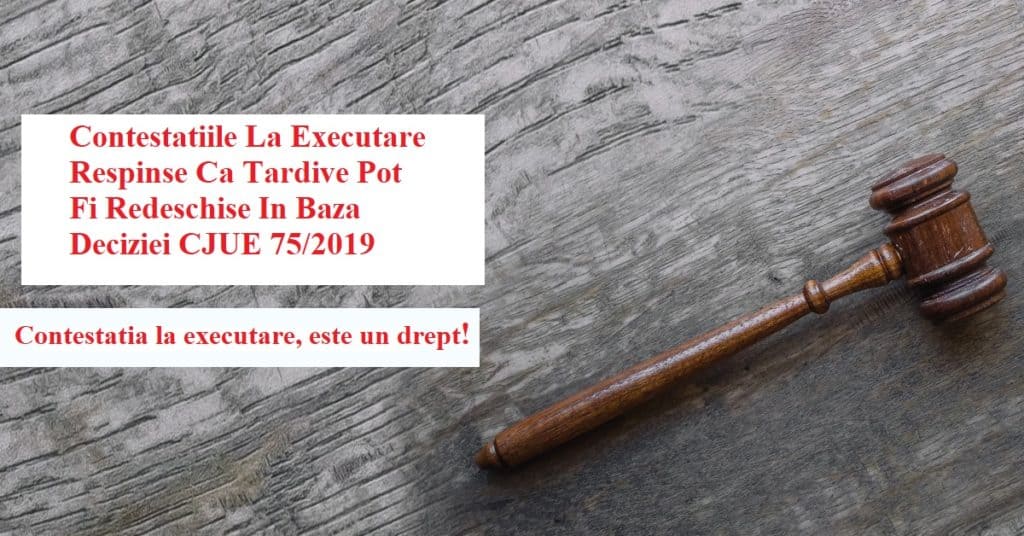 Contestatia La Executare Silita